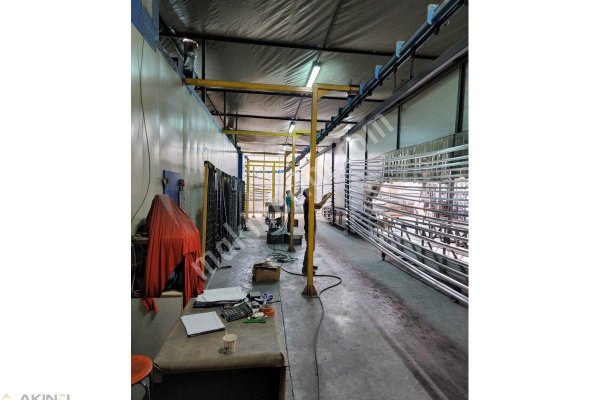 Powder Coating Plant Double Crane of 2 Tons